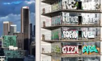 2 Arrested Outside Tagged Oceanwide Tower in Downtown LA