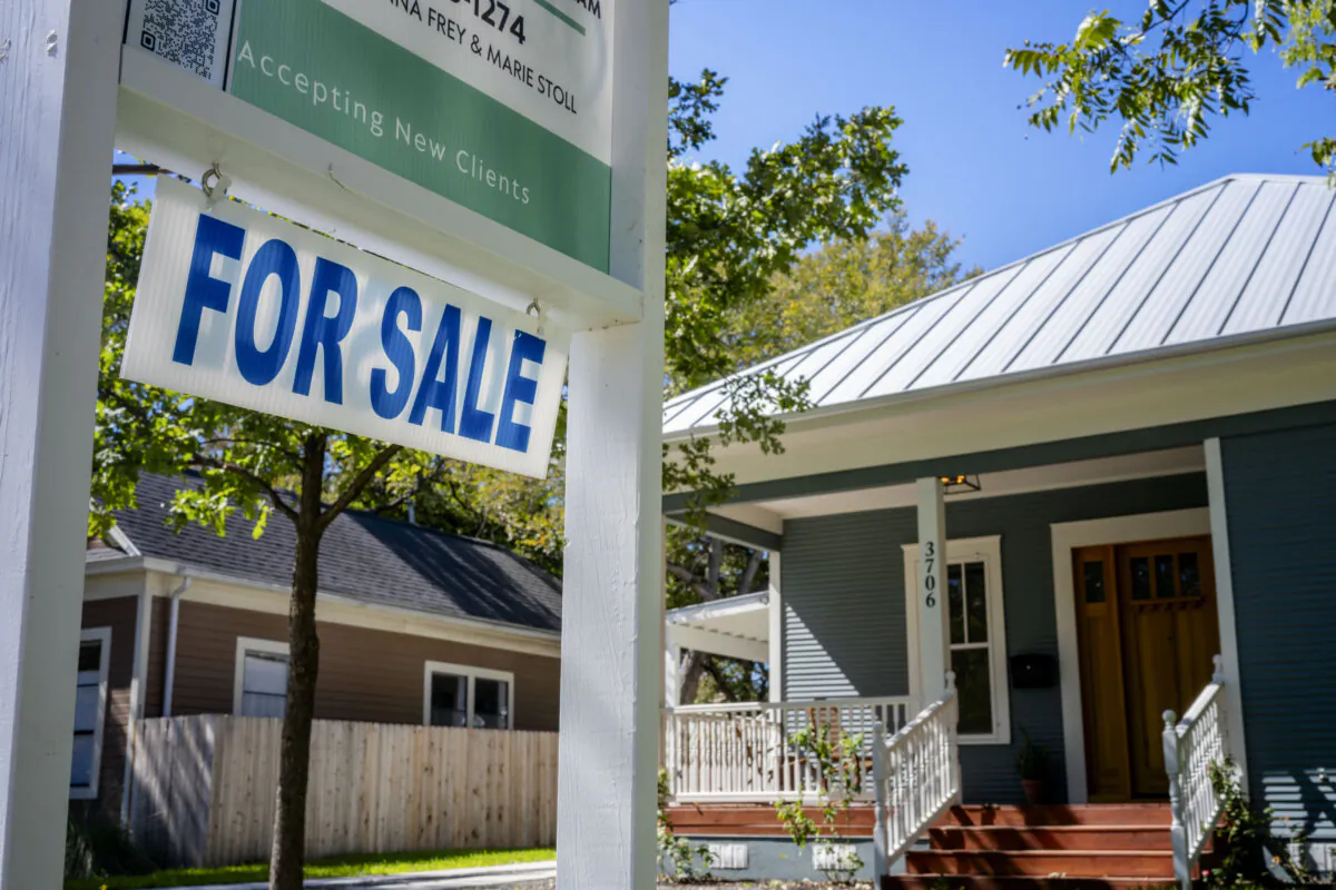 A home available for sale is shown in Austin, Texas, on Oct. 16, 2023. (Photo by Brandon Bell/Getty Images)