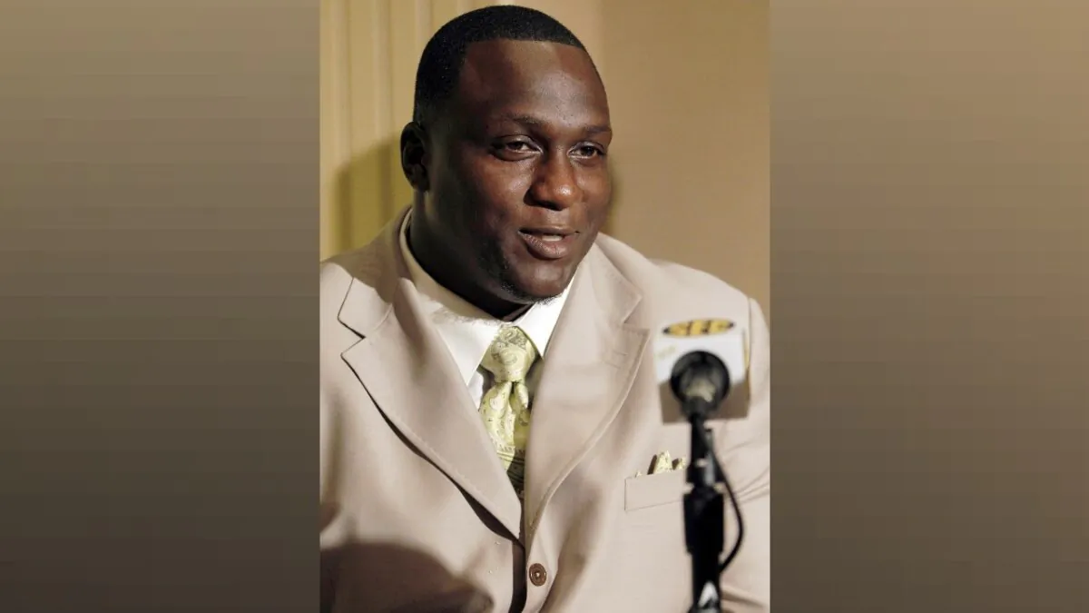 Mississippi defensive tackle Jerrell Powe talks to the media during the Southeastern Conference football media days in Hoover, Ala., on July 23, 2010. (Butch Dill/AP Photo)