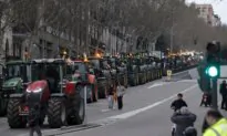 Polish Farmers Hold a Protest in Warsaw