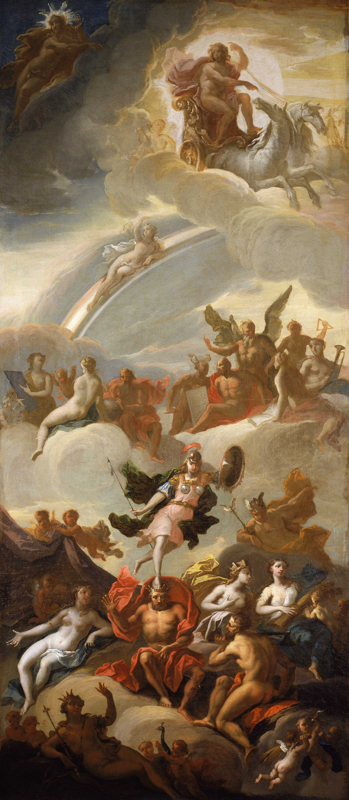 An Allegory of Apollo and Minerva as Wisdom and the Arts