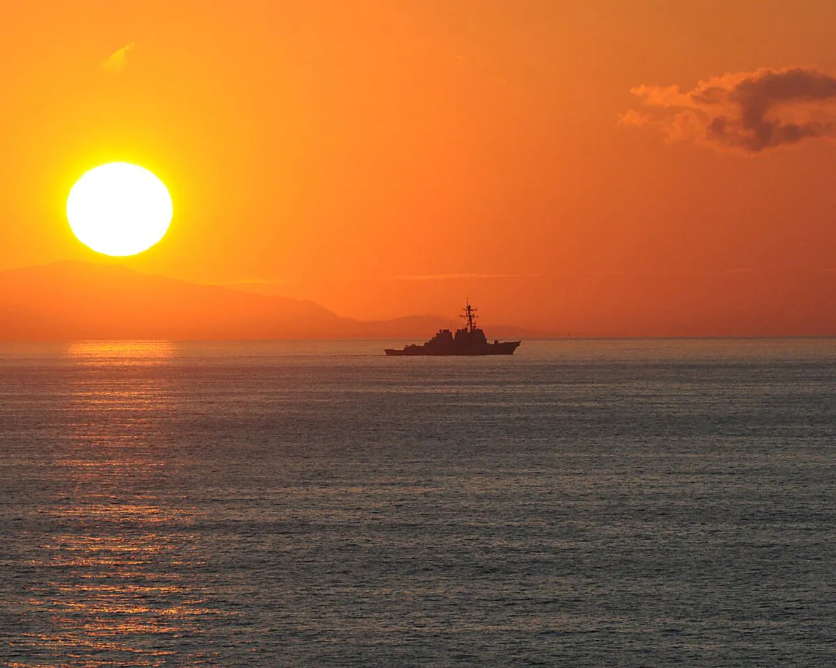 The guided-missile destroyer USS Higgins off the coast of Haiti on Jan. 15, 2010. (Seaman Stephen G. Hale II/U.S. Navy via Getty Images)