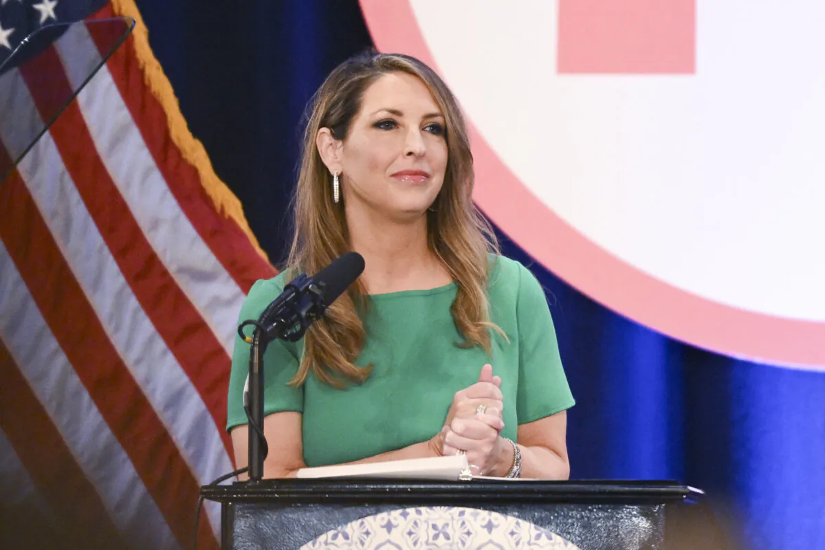 Ronna McDaniel, chairwoman of the Republican National Committee, in Dana Point, Calif., on Jan. 27, 2023. (Patrick T. Fallon/AFP via Getty Images)