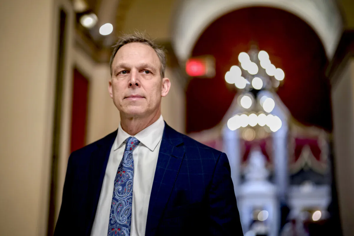 Rep. Scott Perry (R-Pa.) walks through the U.S. Capitol in Washington on Jan. 12, 2024. (Kent Nishimura/Getty Images)
