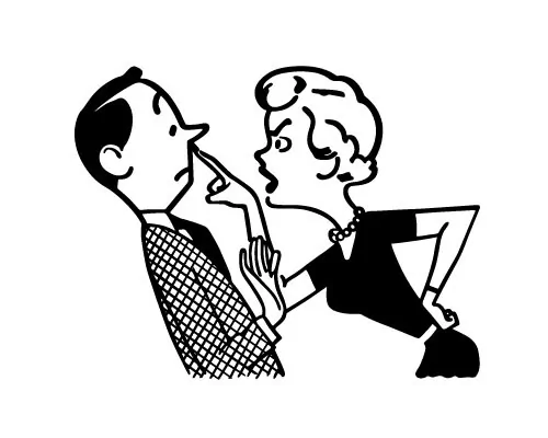 Financial disagreements can be common in young relationships, but can be worked out with level-headed conversation or counseling.(RetroClipArt/Shutterstock)