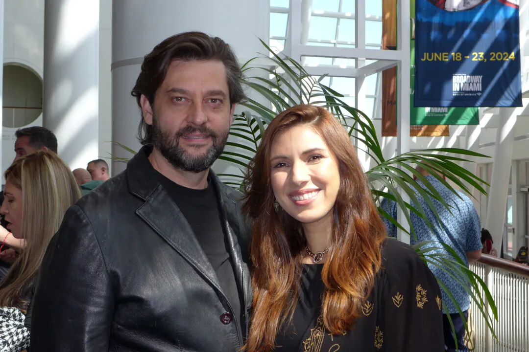 George Fernandez and Minerva Borjas attended Shen Yun Performing Arts at the Adrienne Arsht Center for the Performing Arts, in Miami, on Feb. 25, 2024. (Linda Li/The Epoch Times)