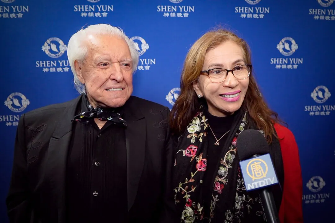Manuel Cuevas and Ofelia Vazguez enjoyed Shen Yun's matinee at the Tennessee Performing Arts Center on Feb. 25, 2024. (NTD)