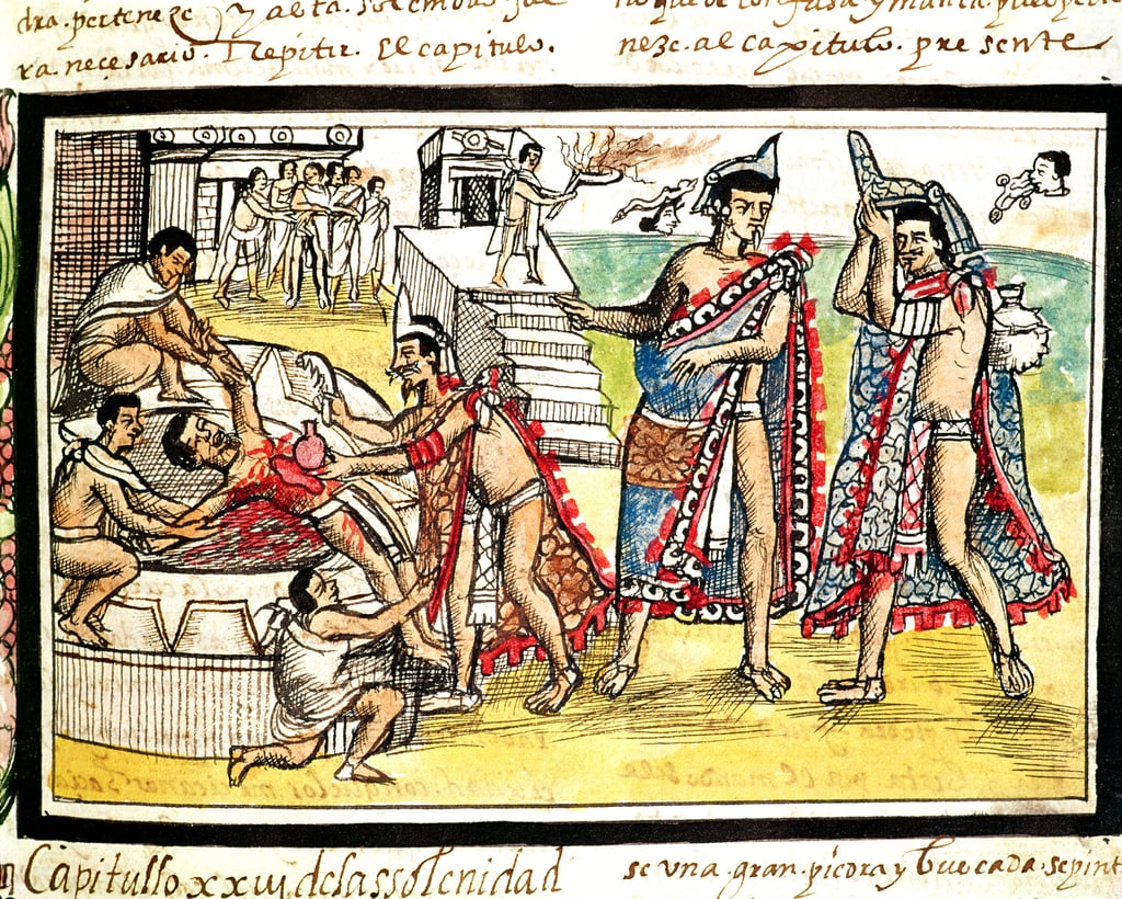Aztec History Human Sacrifice