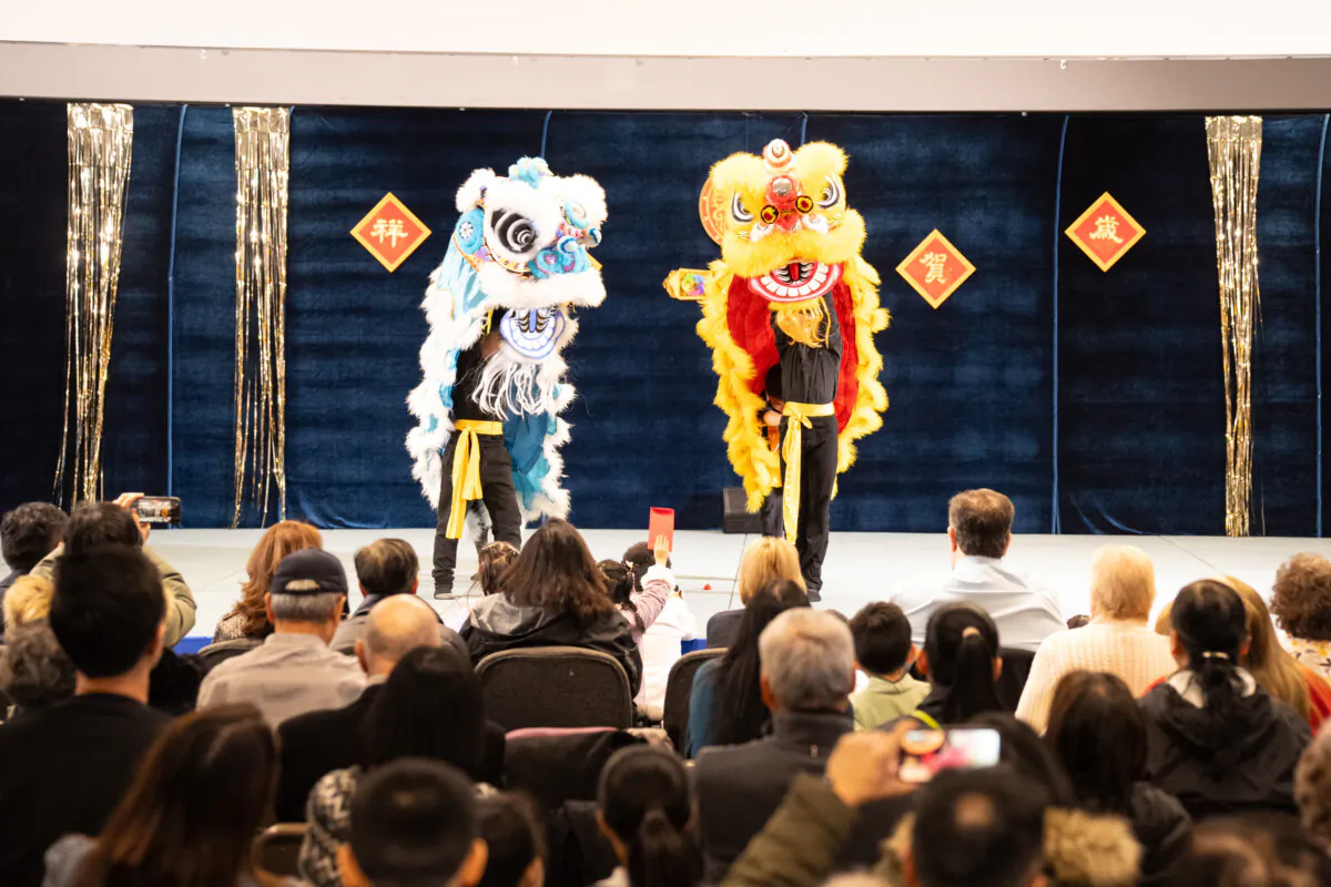 Chinese New Year celebration at Mulberry Senior Center in Middletown, N.Y., on Feb. 25, 2024. (Larry Dye/The Epoch Times)