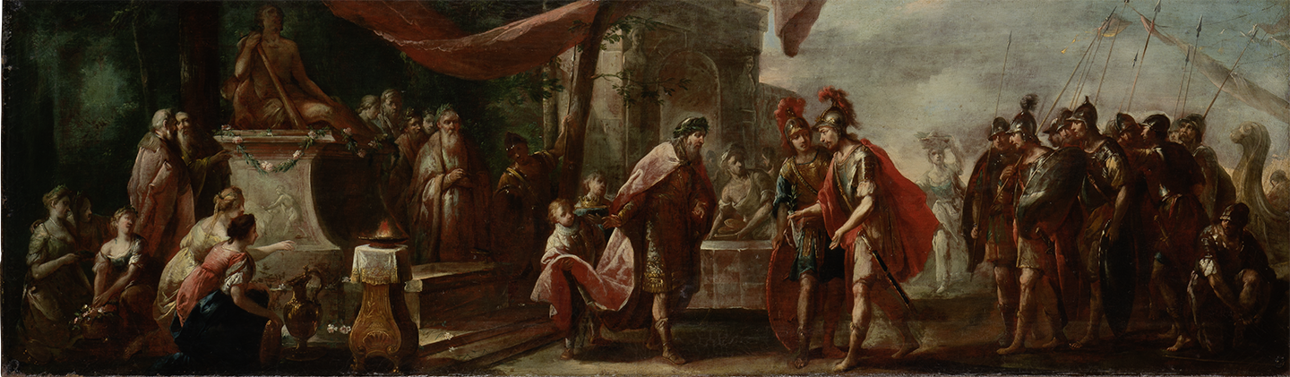Aeneas Arriving in Latium