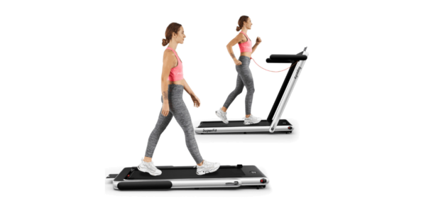 Goplus 2-in-1 Folding Treadmill