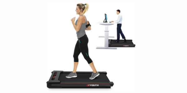 GoYouth 2 in 1 Under Desk Electric Treadmill