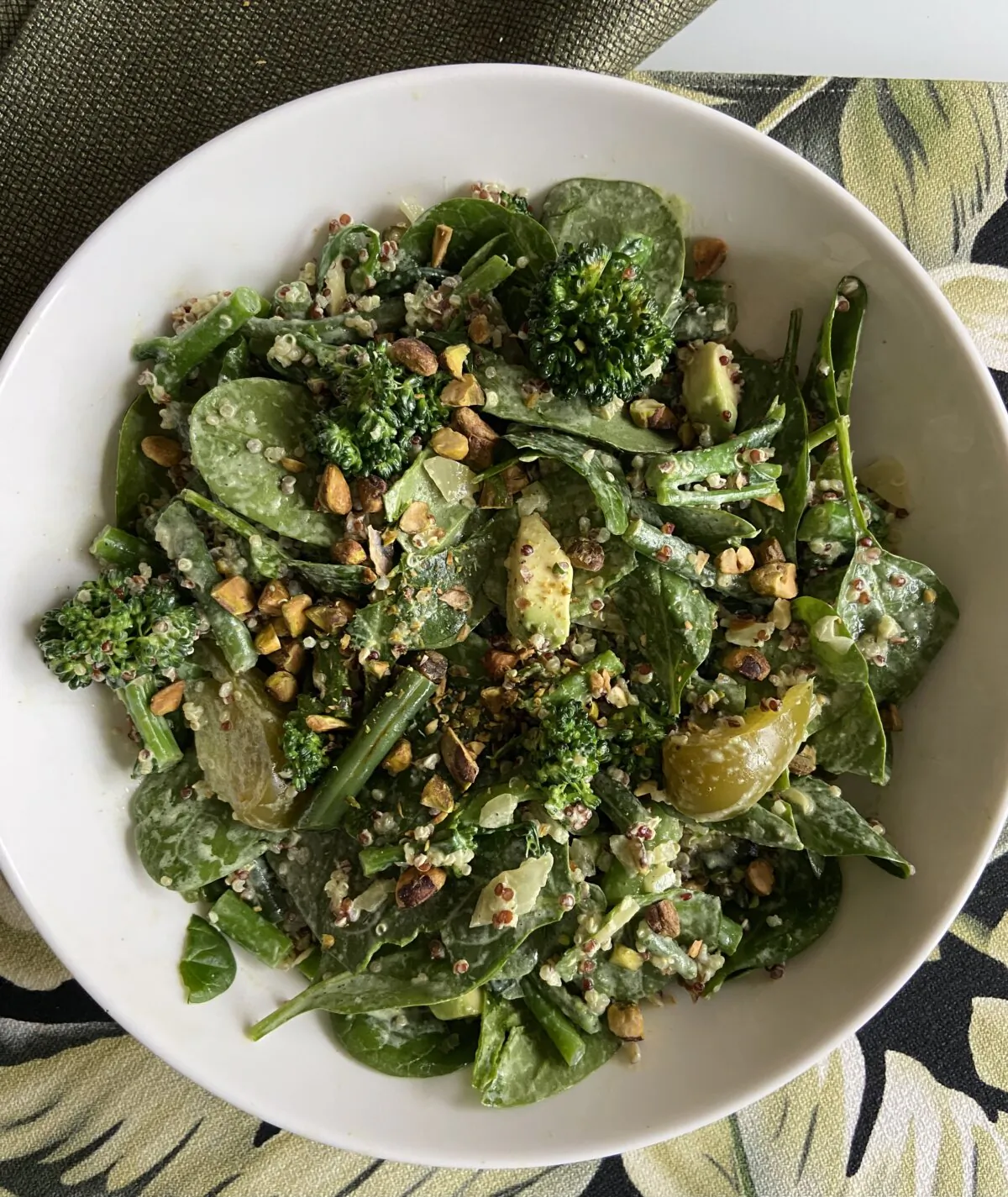 The green goddess dressing keeps its beautiful color and fresh flavor for several days in the refrigerator. (JeanMarie Brownson/TNS)