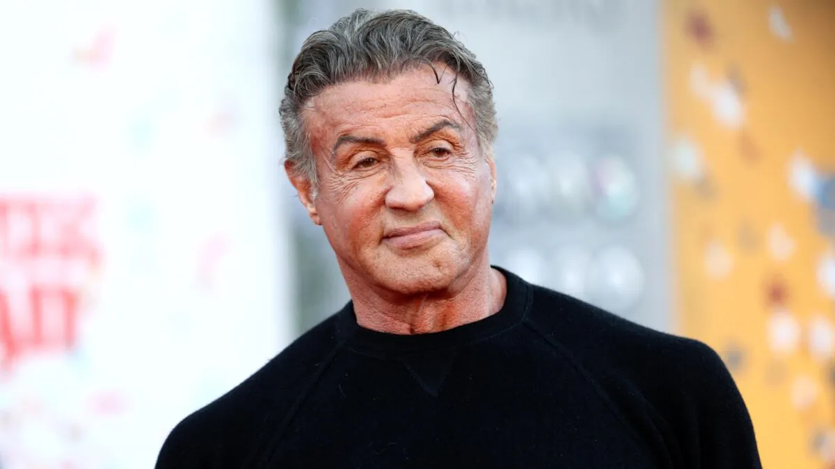 Sylvester Stallone attends the Warner Bros. premiere of "The Suicide Squad" at Regency Village Theatre in Los Angeles, Calif., on Aug. 2, 2021. (Matt Winkelmeyer/Getty Images)