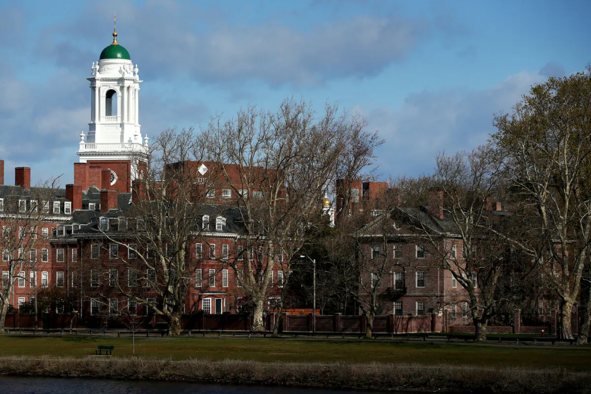A general view of Harvard University campus is seen in Cambridge, Mass. on April 22, 2929. (Maddie Meyer/Getty Images)