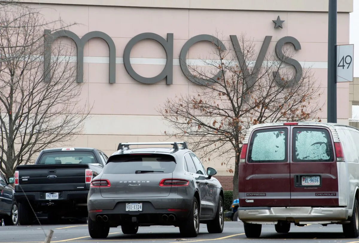 The exterior of a Macy's department store is seen at the Fair Oaks Mall in Fairfax, Va., on Jan. 5, 2017. (Paul J. Richards/AFP via Getty Images)