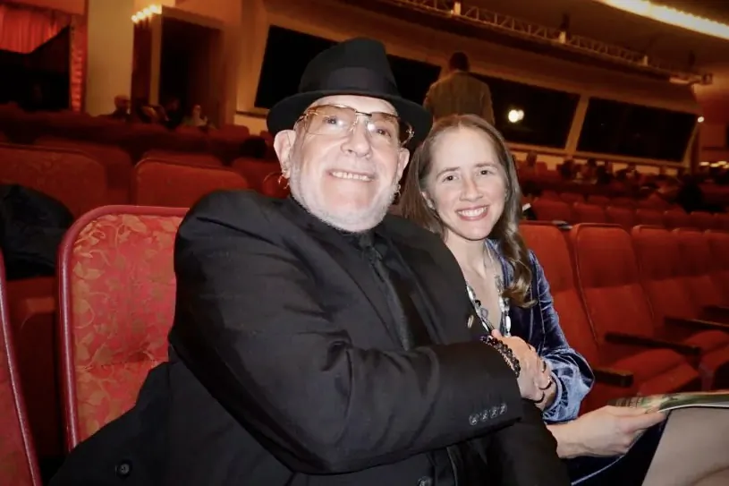 Ted Perlman and Emilli Colledge enjoyed Shen Yun's evening show at the Tennessee Performing Arts Center on Feb. 24, 2024. (Sherry Dong/The Epoch Times)