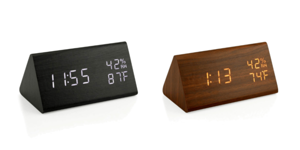 OCT17 Wooden Alarm Clock