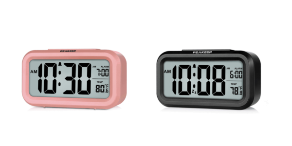 Peakeep Night Light Digital Alarm Clock