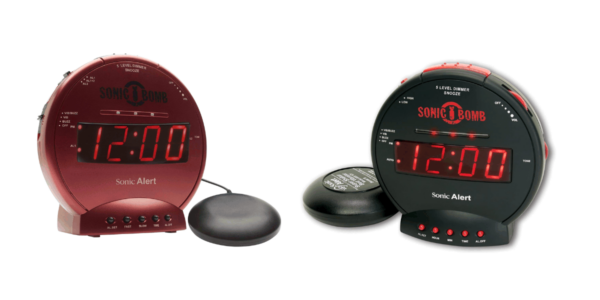 Sonic Bomb Alarm Clock with Bed Shaker