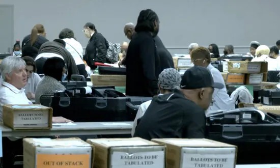 Vote Counting Begins in Detroit’s Huntington Place Convention Center