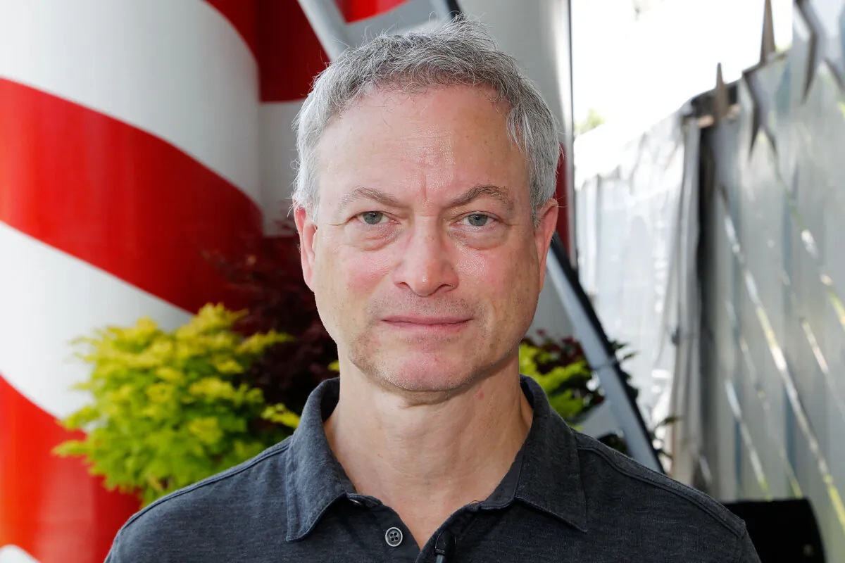 Actor Gary Sinise poses for a photo during the 27th National Memorial Day Concert Rehearsals in Washington, on May 28, 2016. (Paul Morigi/Getty Images for Capitol Concerts)