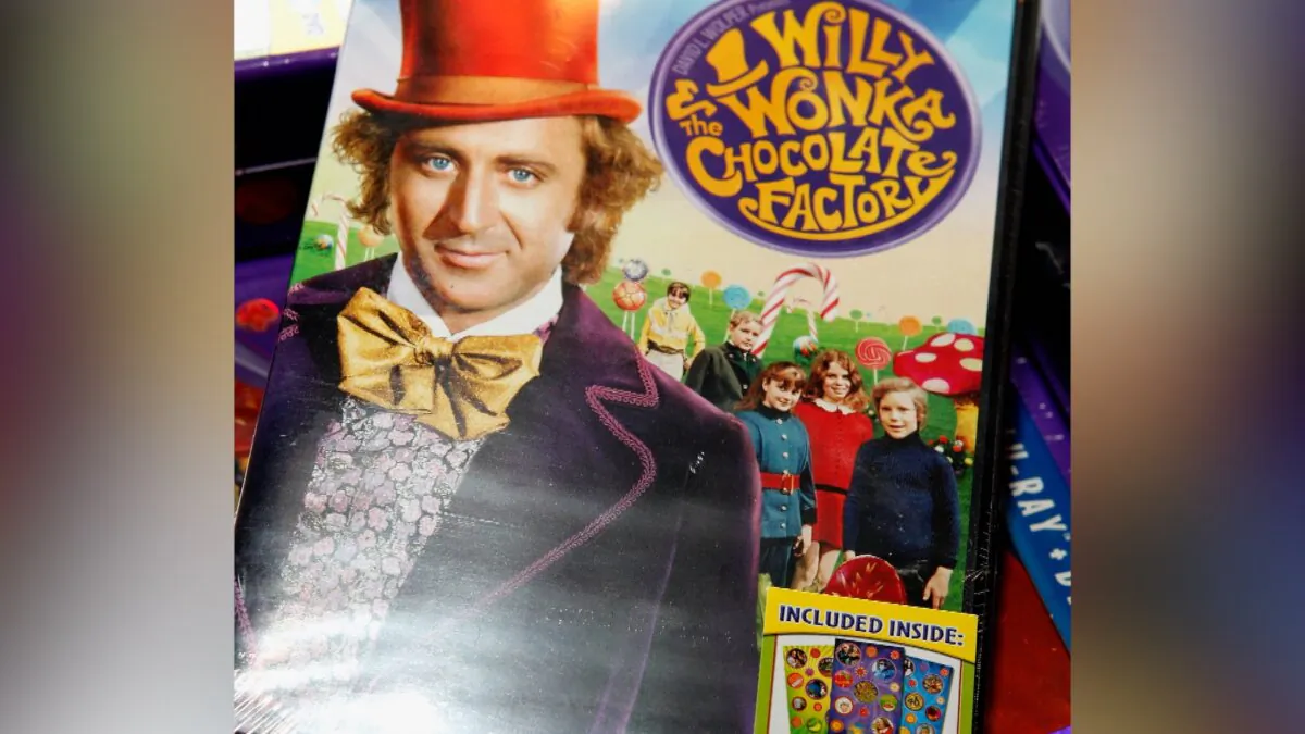 A view of the DVD at the 40th Anniversary of Willy Wonka & The Chocolate Factory at Jacques Torres Chocolates in New York City, on Oct. 18, 2011. (Cindy Ord/Getty Images)