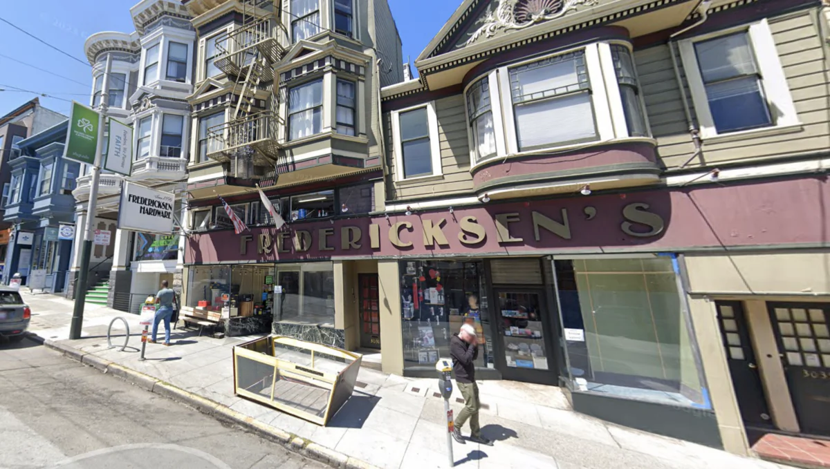 Fredericksen Hardware & Paint in San Francisco in June 2022. (Google Maps/Screenshot via The Epoch Times)