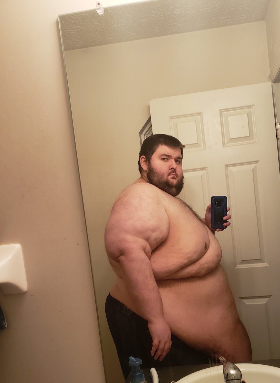 Mr. Muncy before his weight loss journey began. 