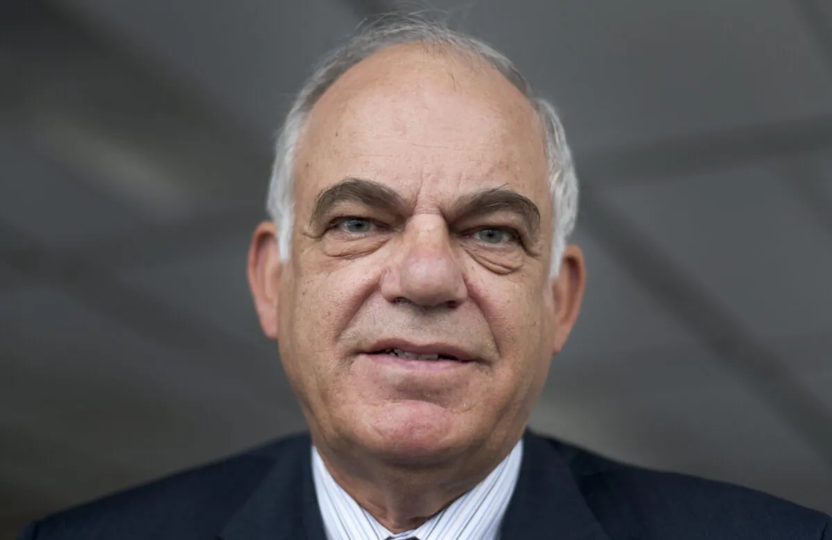 Konrad von Finckenstein poses for a portrait in his office in Gatineau, Que. on Jan. 17, 2012. (The Canadian Press/Adrian Wyld)