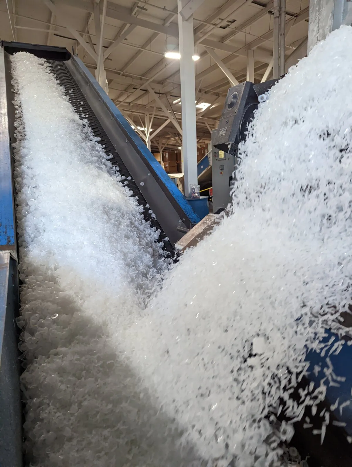 Plastic scrap in production at Arizona Pacific Plastics. (Courtesy of Michael Lipton)
