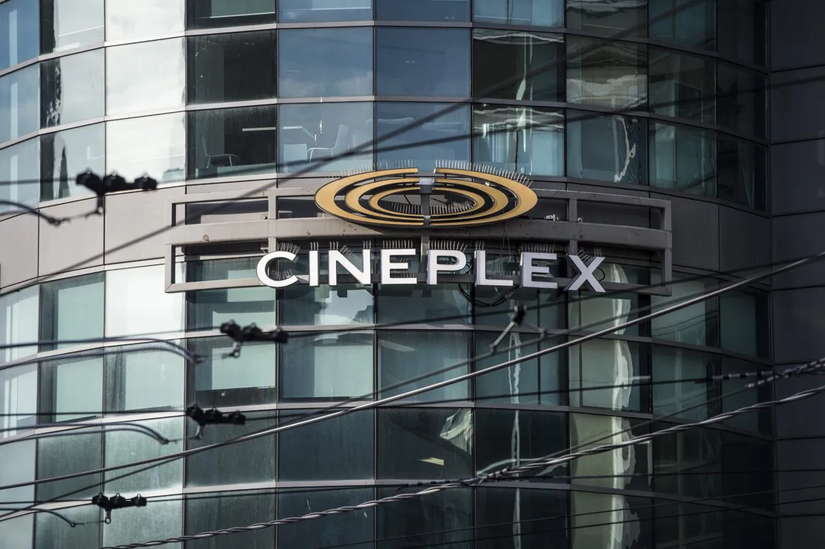 Cineplex Odeon Theater at Dundas Square in Toronto on Dec.16, 2019. (The Canadian Press/Aaron Vincent Elkaim)
