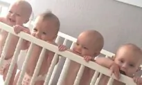 Tickles Are Great: Four Babies Laugh Together in Their Crib