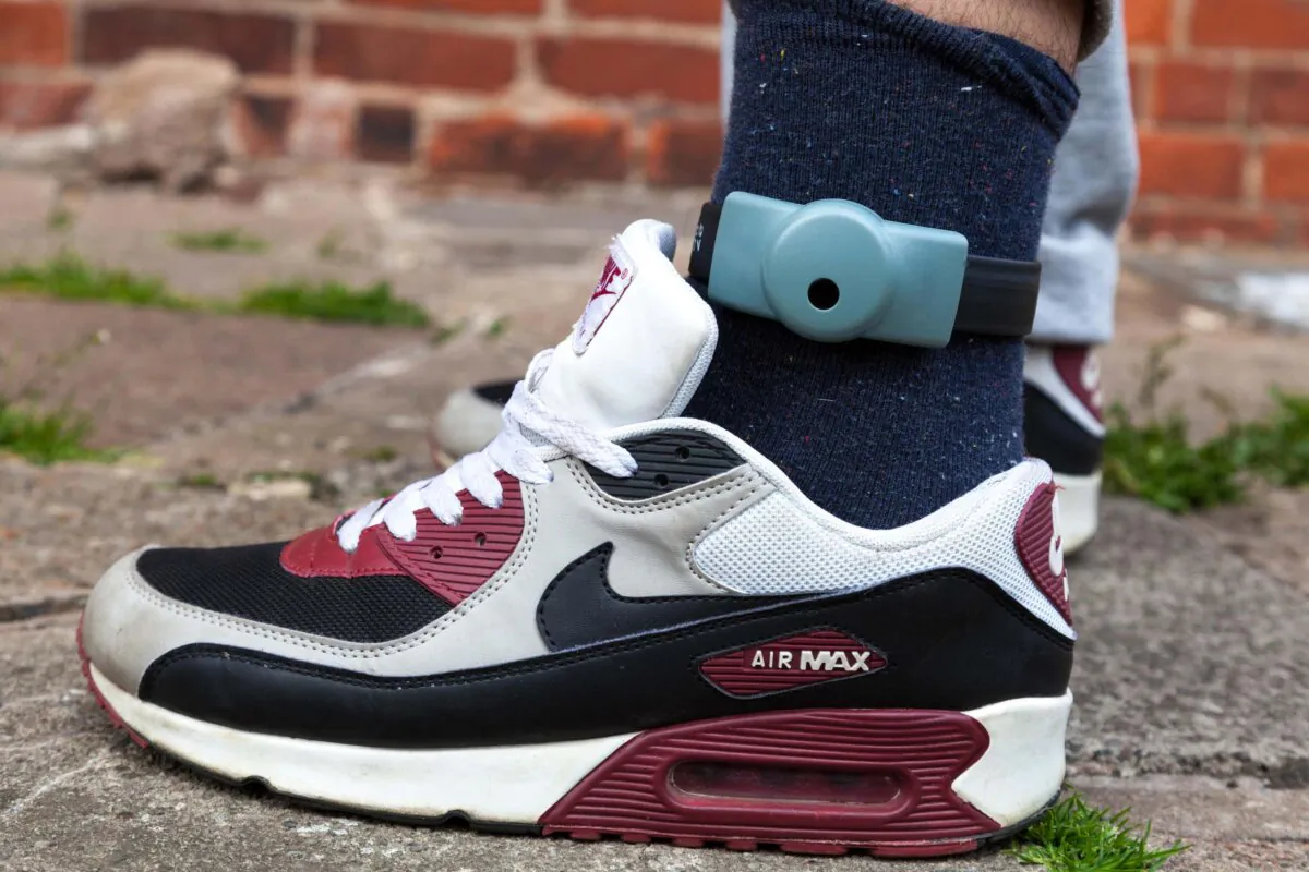 Undated file photo of an electronic ankle tag. (Alamy/PA)