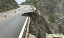 Crews Escorting Cars Around Damaged Section of California’s Highway 1 After Lane Collapsed in Storm