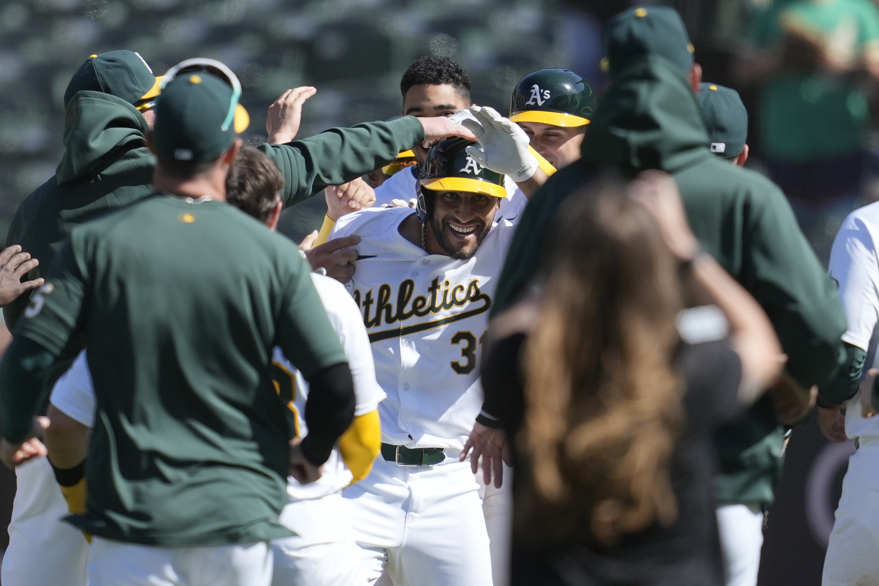 Bases-Loaded Walk Gives A’s First Victory Before Sparse Coliseum Crowd ...