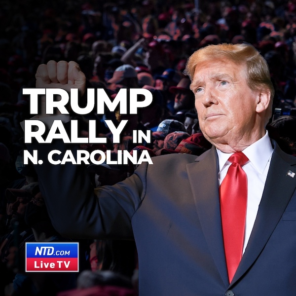 Trump Rallies in Greensboro, North Carolina