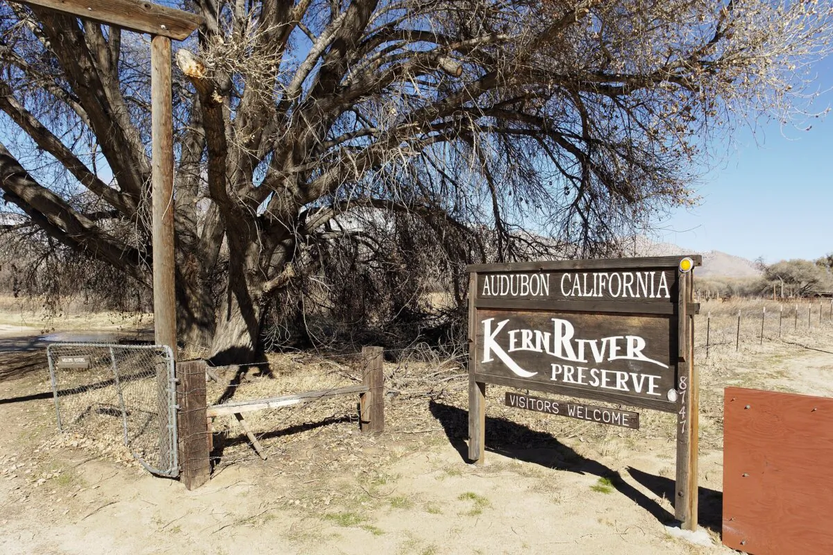 Entrance to the Kern River Preserve on SR 178 near the Weldon area of Kern County, Calif., on Jan. 29, 2017. (Public Domain)