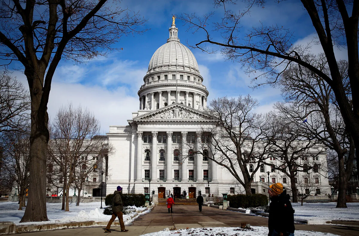 A general view of the Wisconsin State Capitol in Madison, Wis., on March 6, 2011. (Justin Sullivan/Getty Images)
