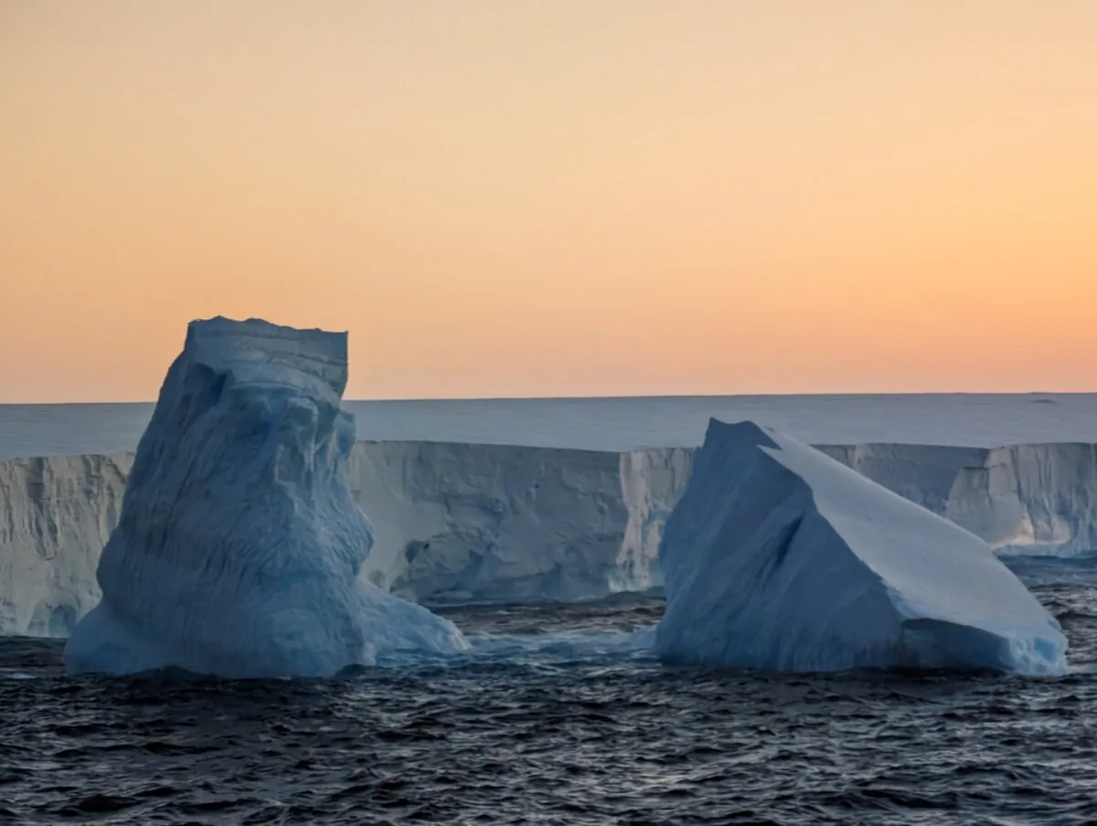 The world's largest iceberg, A23a, in the Scotia Sea between Antarctica and South Georgia. (Juergen Brand/Shutterstock)