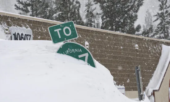 Key Northern California Highway Closed as Snow Continues to Fall in the Blizzard-Hit Sierra Nevada