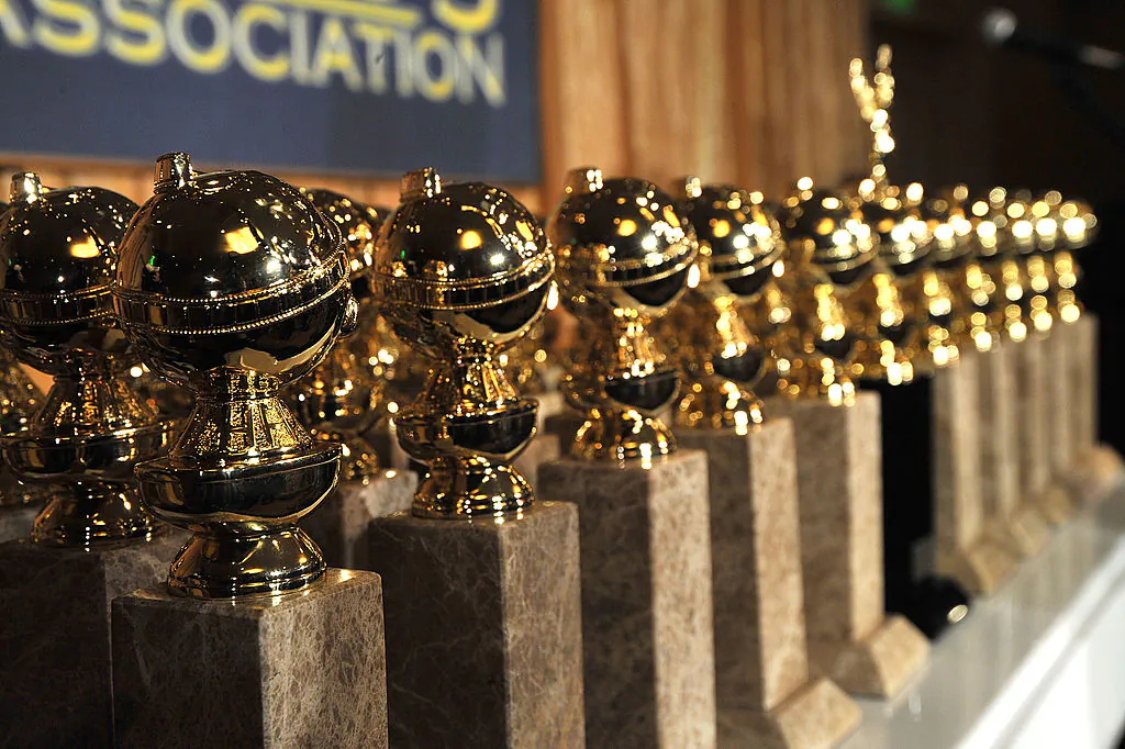 The new 2009 Golden Globe statuettes are on display during an unveiling by the Hollywood Foreign Press Association at the Beverly Hilton Hotel in Beverly Hills, Calif., on Jan. 6, 2009. (Frazer Harrison/Getty Images)