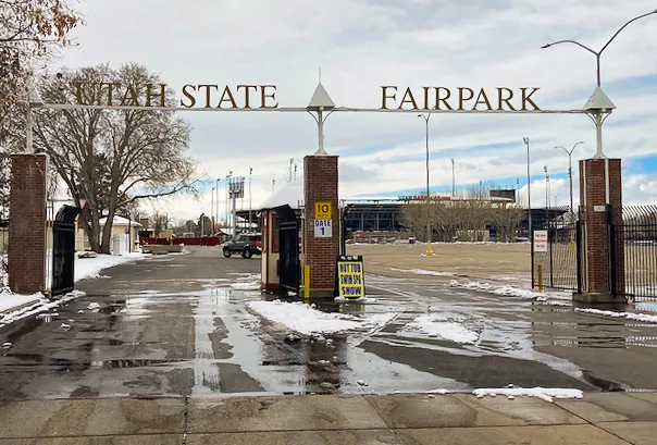 Utah FairPark, seen on March 3, 2024, will be the anchor of a 200-acre redevelopment district in west Salt Lake City where $900 million in public monies, mostly in sales taxes, will contribute to a $7 billion project designed to revitalize the area and bring a Major League Baseball team to the city, one of a growing number of public-private sports and entertainment ventures nationwide. (John Haughey/The Epoch Times)