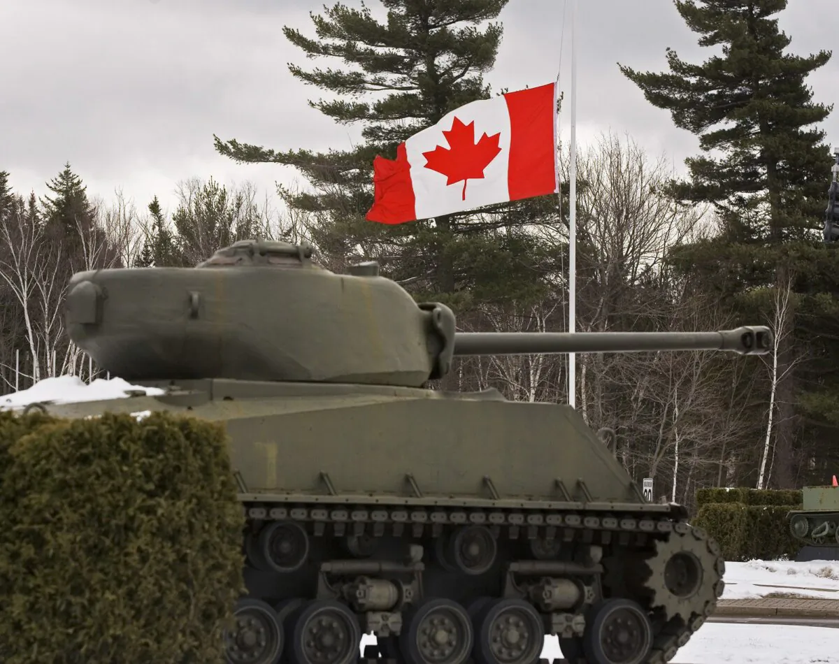 A tank is shown at CFB Gagetown, near Oromocto, N.B. on April 9, 2007. (The Canadian Press/Andrew Vaughan)



























(CP PHOTO/ANDREW VAUGHAN) CANADA
