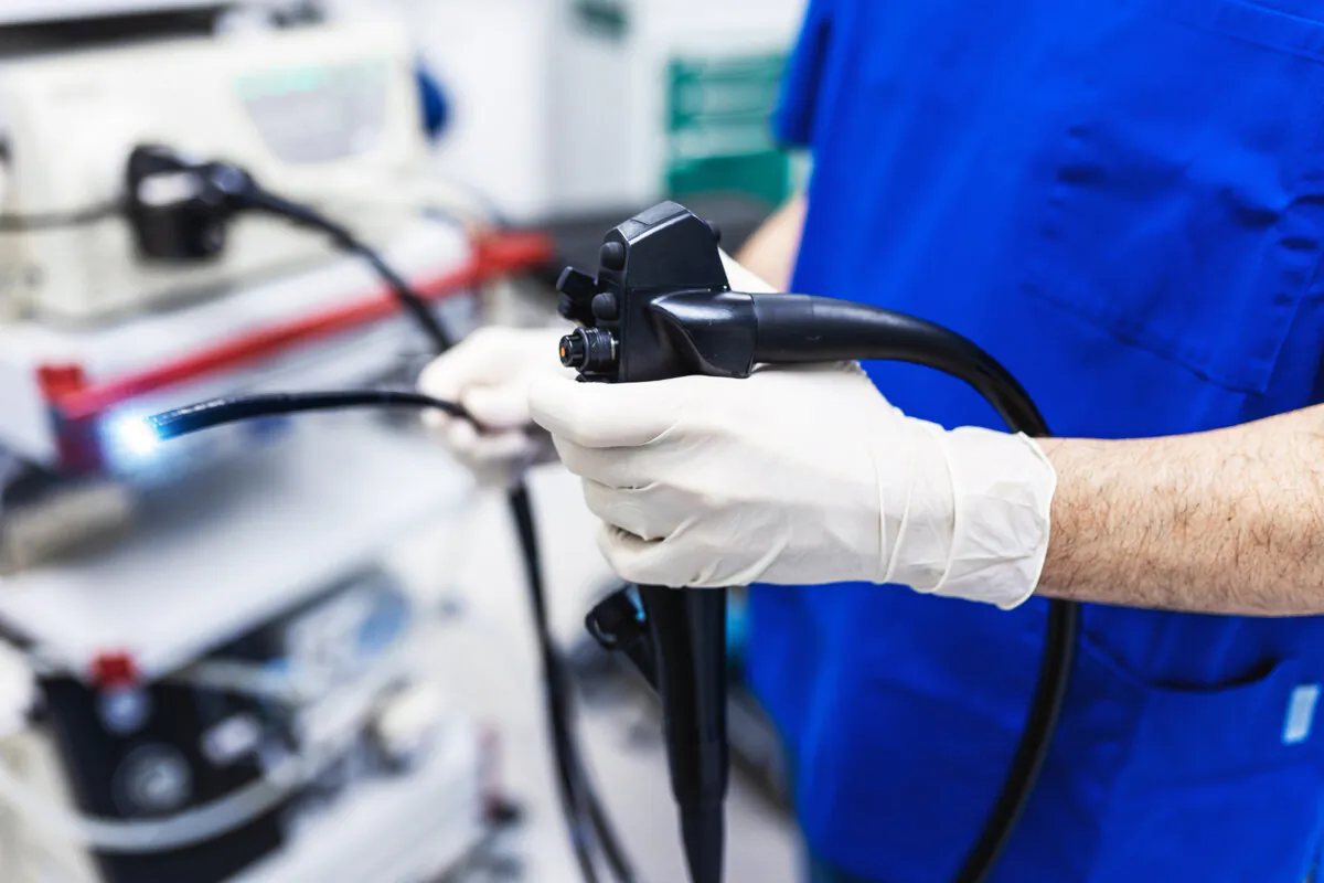 A colonoscope commonly used to perform colorectal cancer screenings is shown in a file photo. (Lost Mountain Studio, Photoroyalty/Shutterstock)
