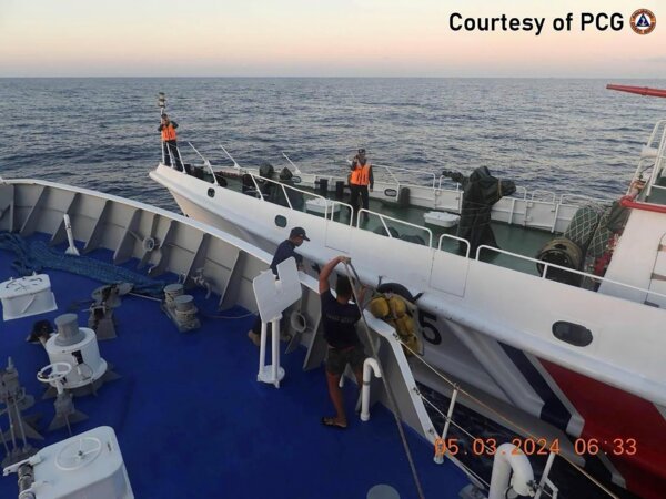 Philippine And Chinese Vessels Collide In South China Sea
