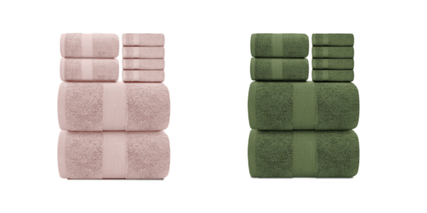 White Classic Bath Towel Set