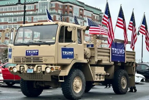 Pro-Trump Caravan Rolls Through Blue Massachusetts