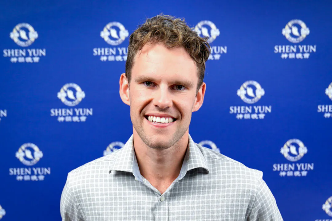 Joshua Rowe, New South Wales and ACT director, Australian Christian Lobby, attended Shen Yun Performing Arts in Canberra, on March 5, 2024. (NTD)