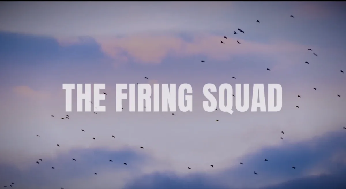 A screenshot from “The Firing Squad“ | The Best Faith-Based Movie Since ‘The Passion of the Christ’ | inspired by true events. (Screenshot)